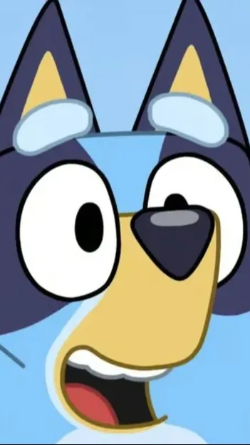 ai character: Bluey background