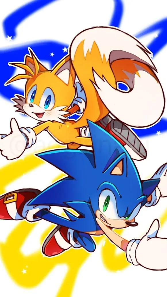 ai character: Sonic and Tails background
