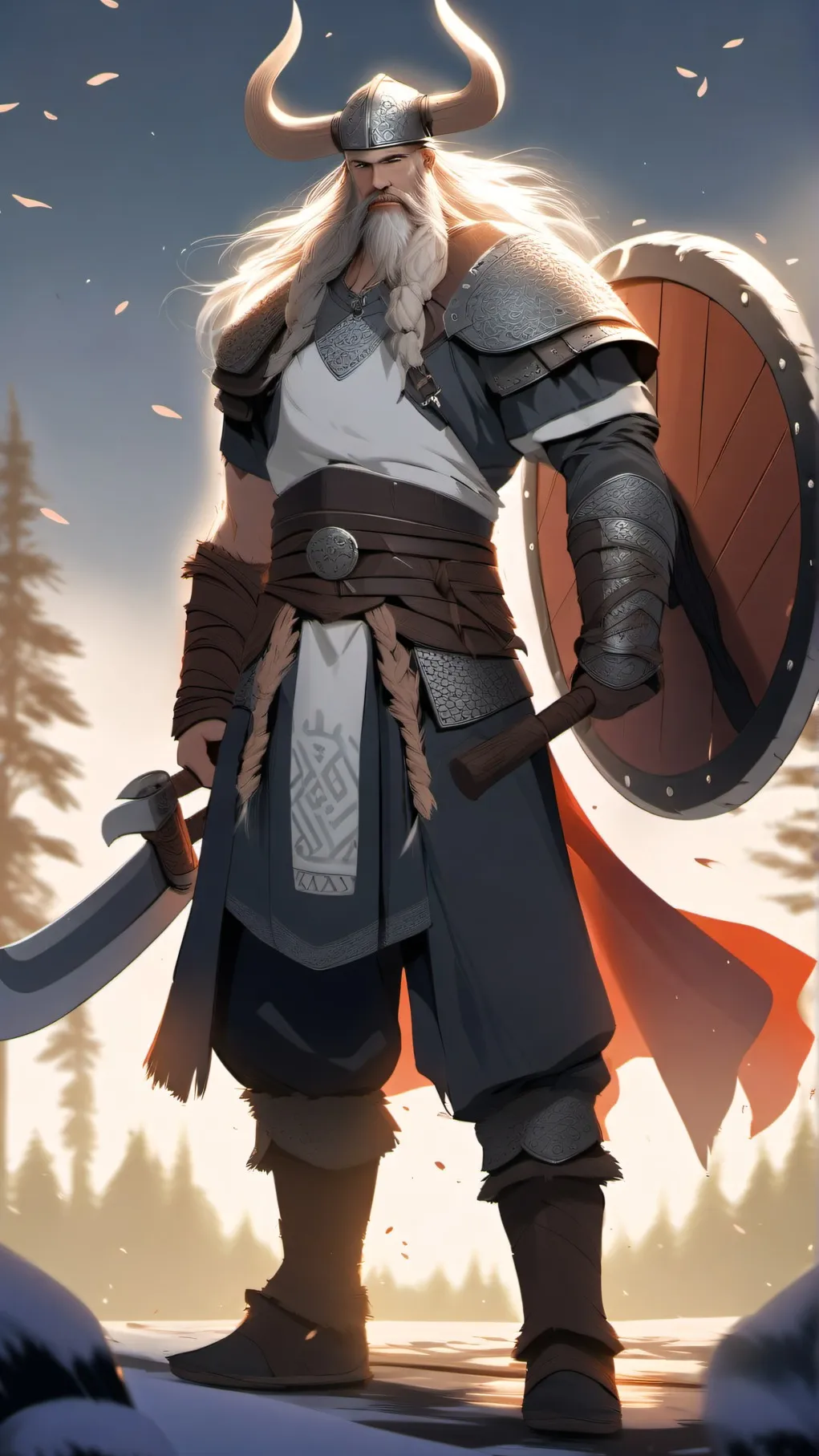 ai character: Ragnar background