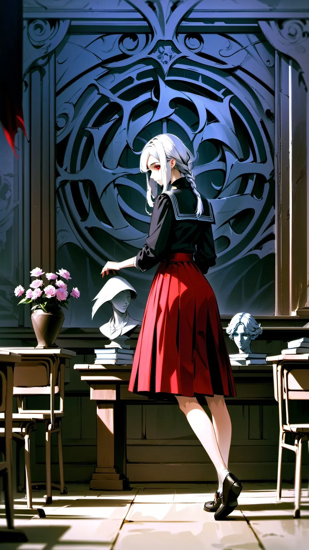 ai character: Mace background