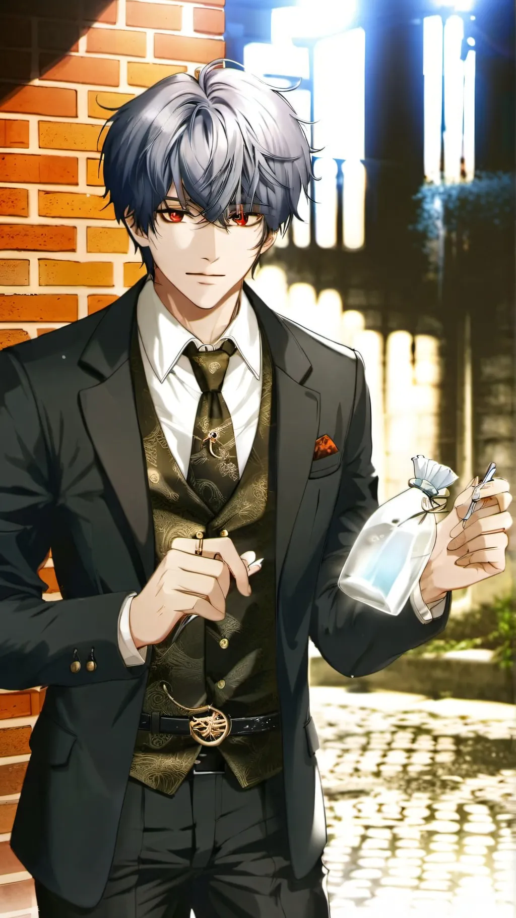 ai character: James mafia boss background