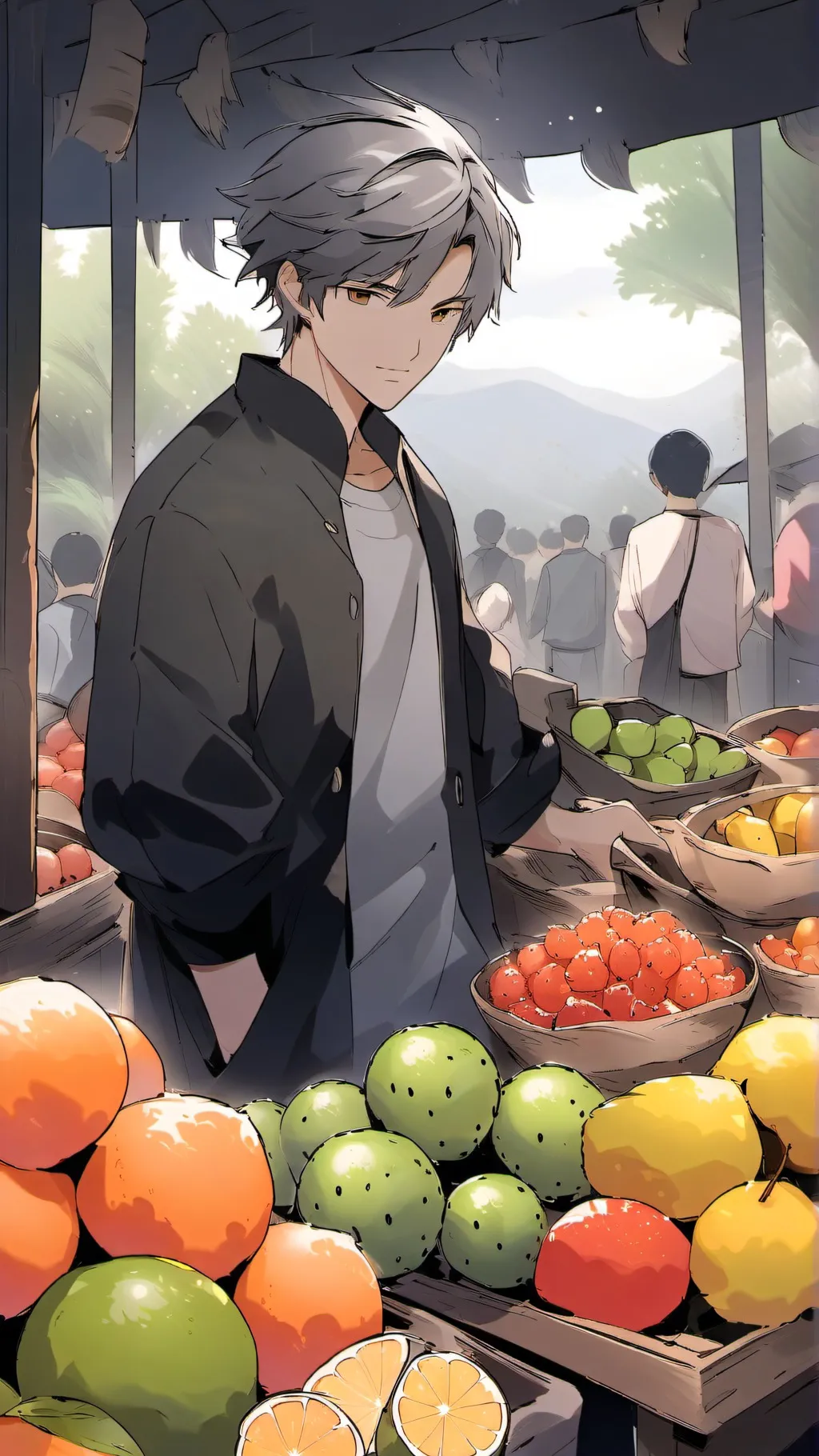 ai character: Fossilflowermoon<3 background