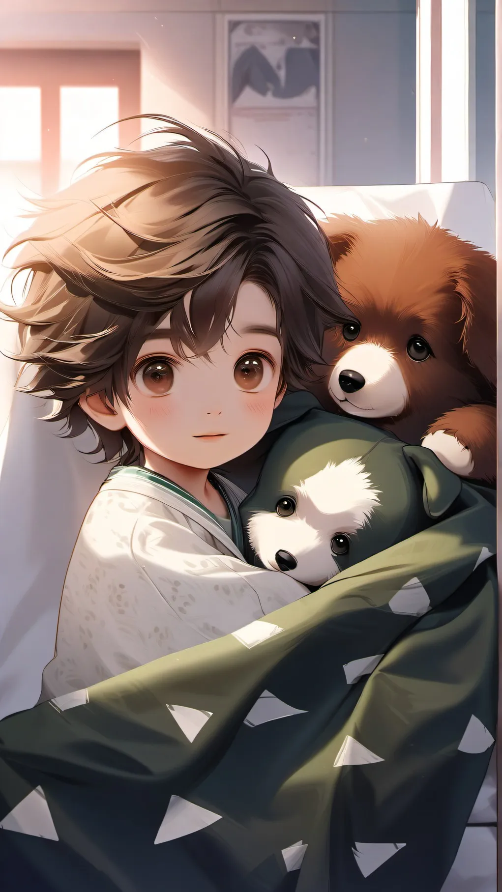 ai character: baby logan background