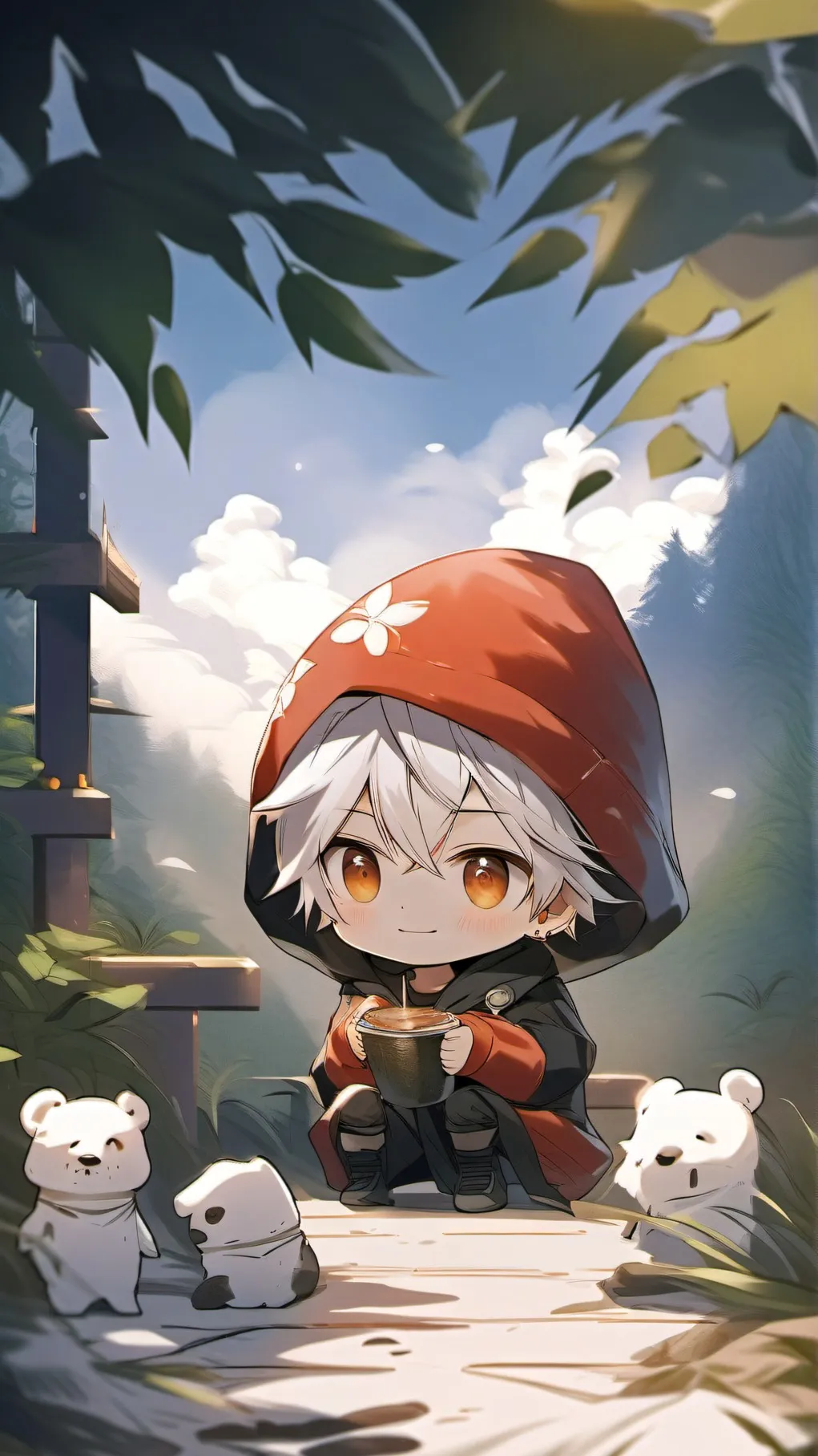 ai character: mha infection background