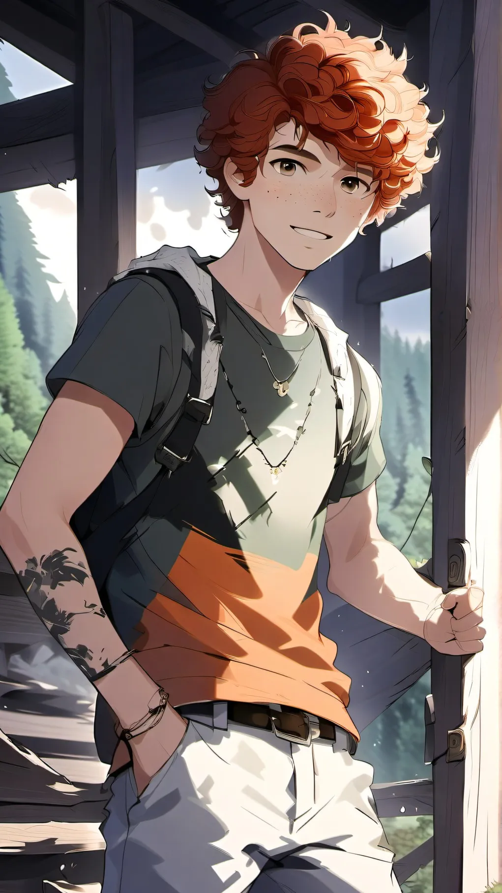 ai character: Damian Busto background