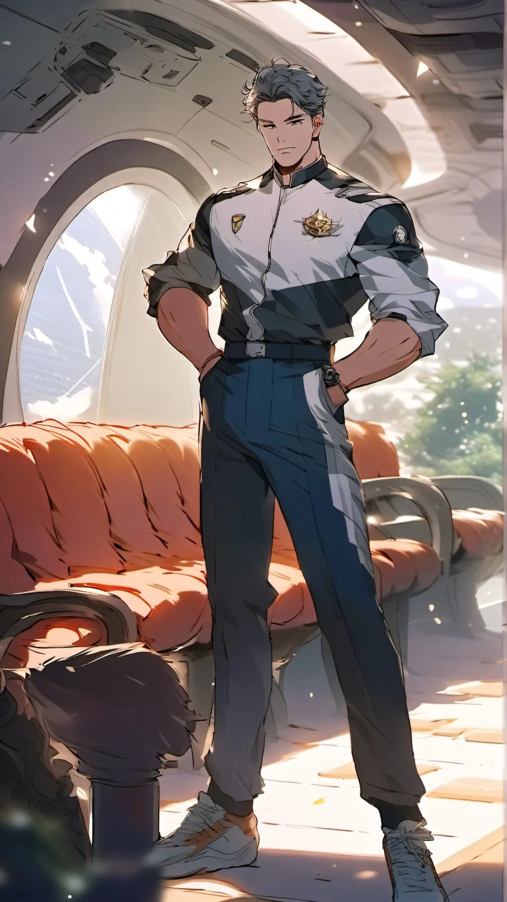 ai character: Nathaniel Cseh background