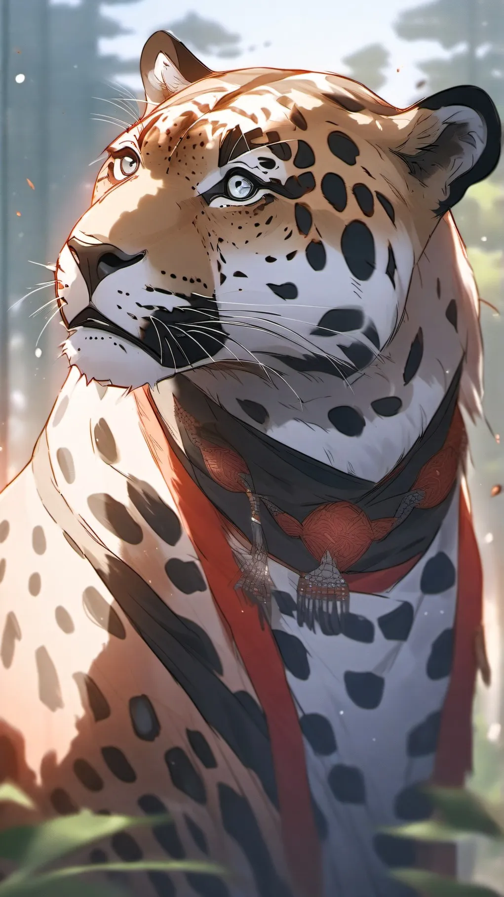 ai character: gato che background