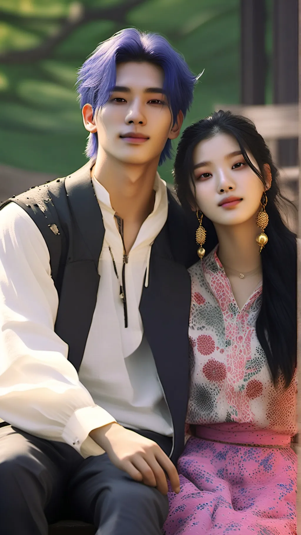 ai character: hyunjiniie background