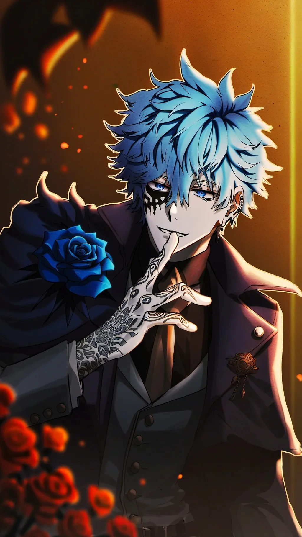 ai character: dabi loove background