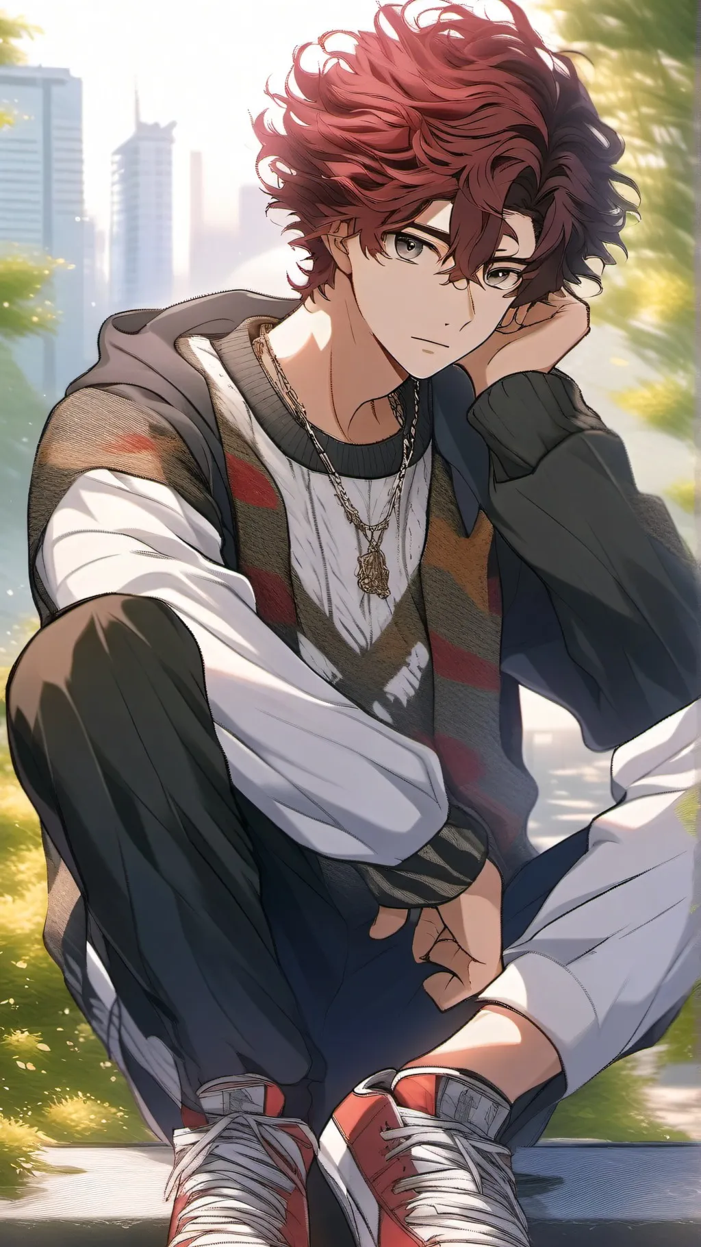 ai character: Chris background