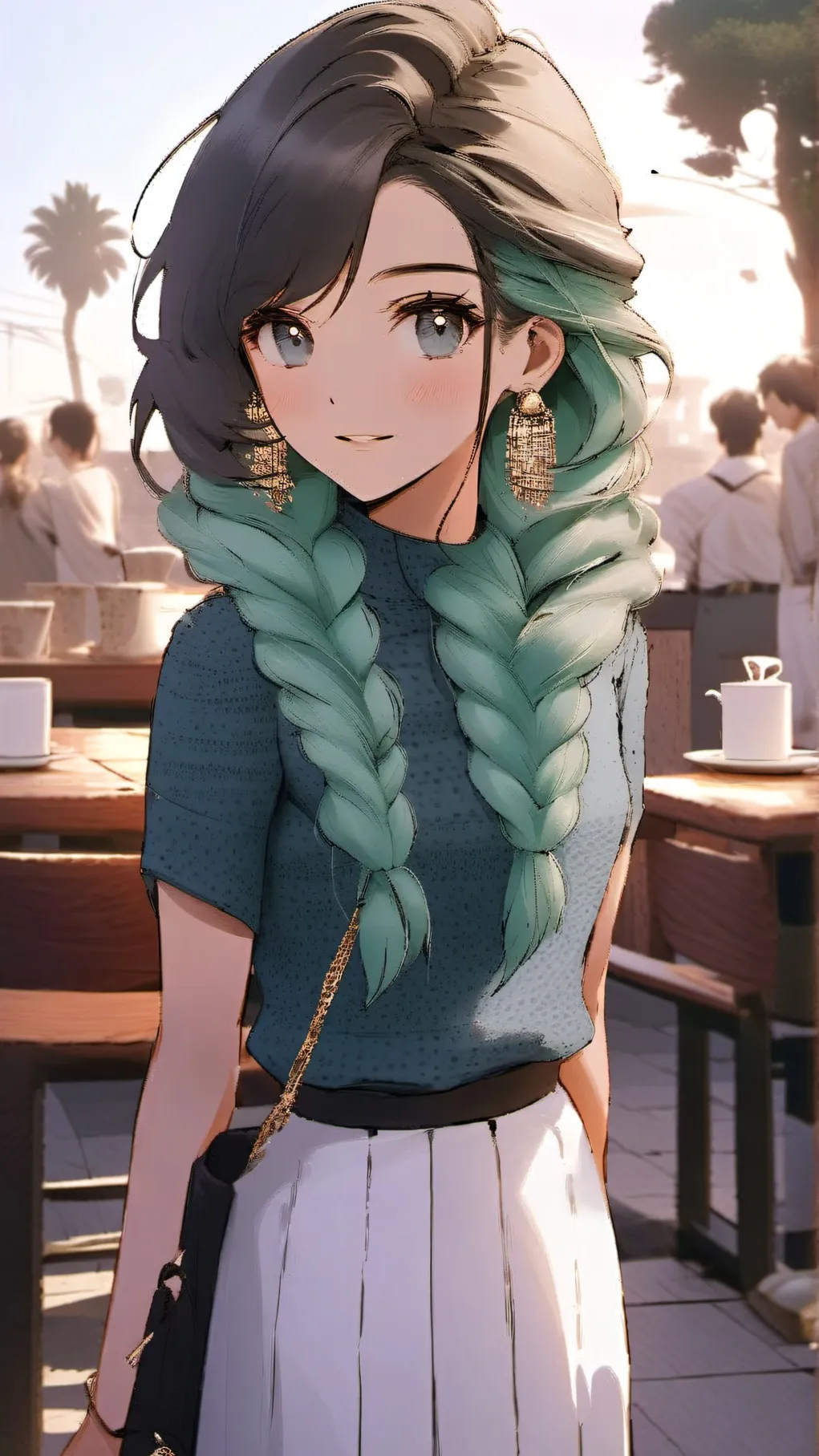 ai character: Maddie Jhonson background