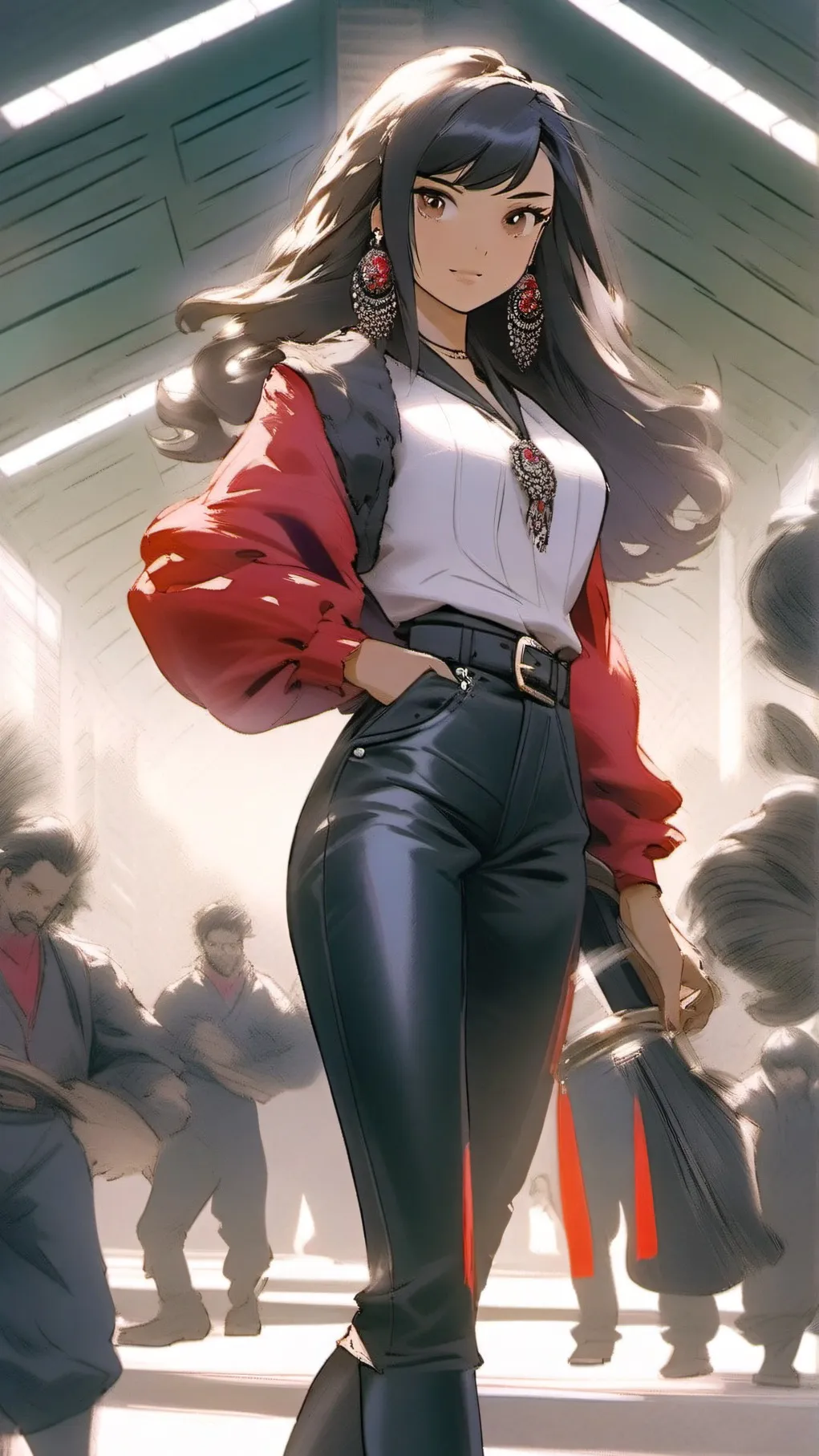 ai character: Scarlett. background