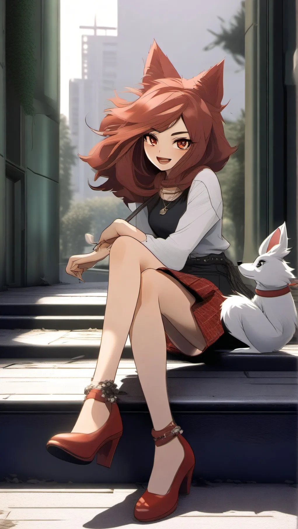 ai character: TGT Girlfriend background