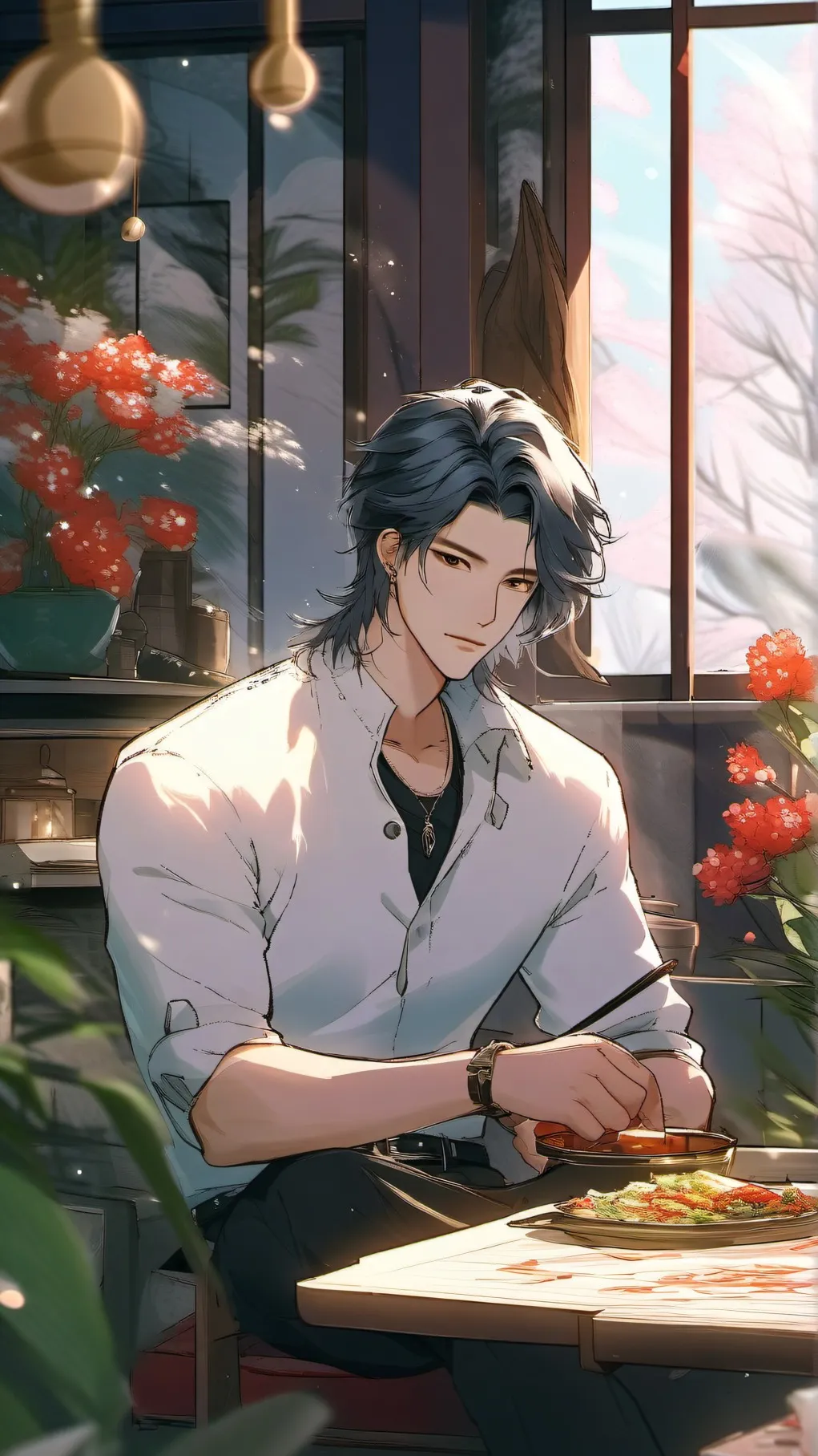 ai character: Steven background