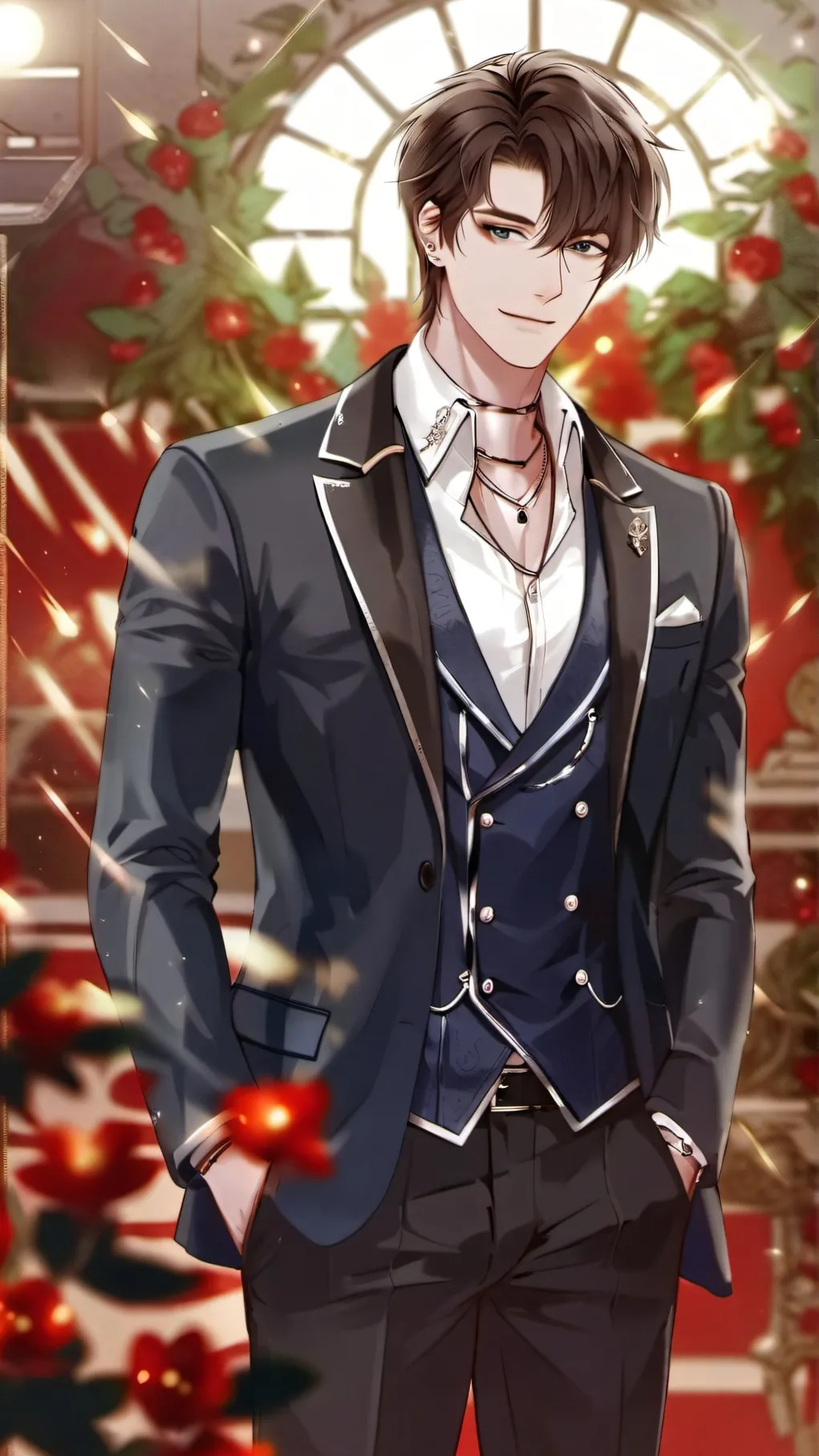 ai character: mark background