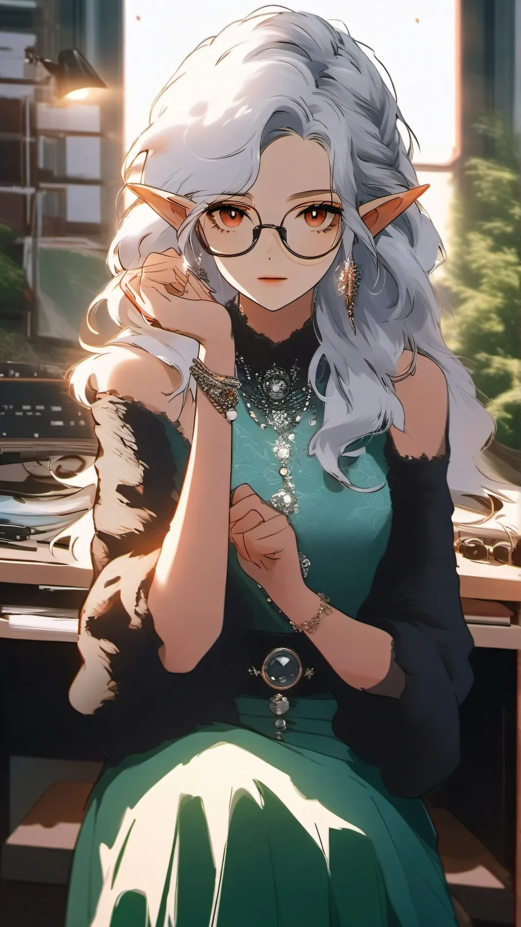 ai character: Luna (ariala's sis background