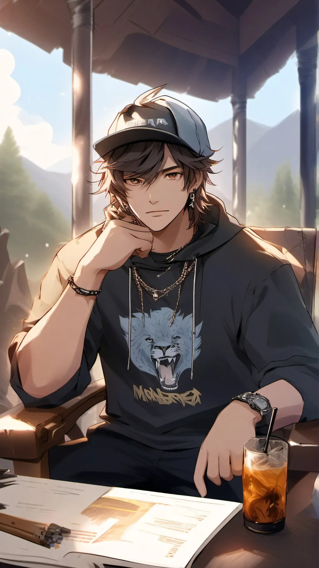 ai character: MrBeast background