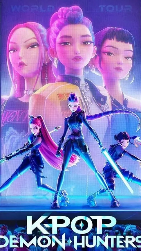 ai character: KPOP DEMON HUNTERS background