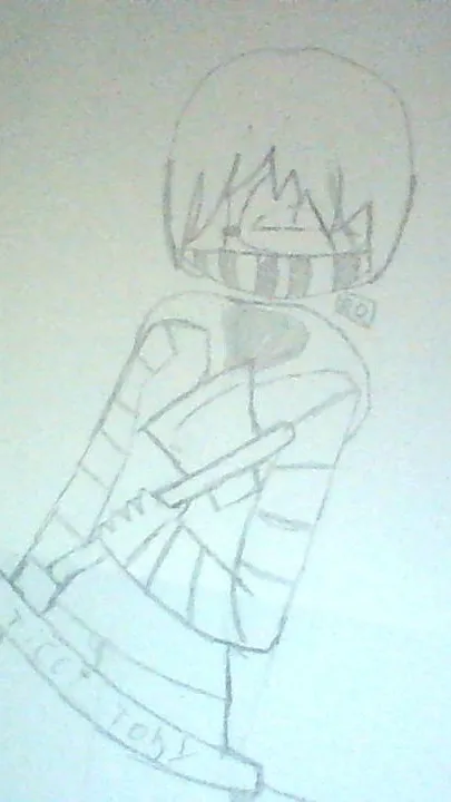 ai character: ticci toby in FPE background