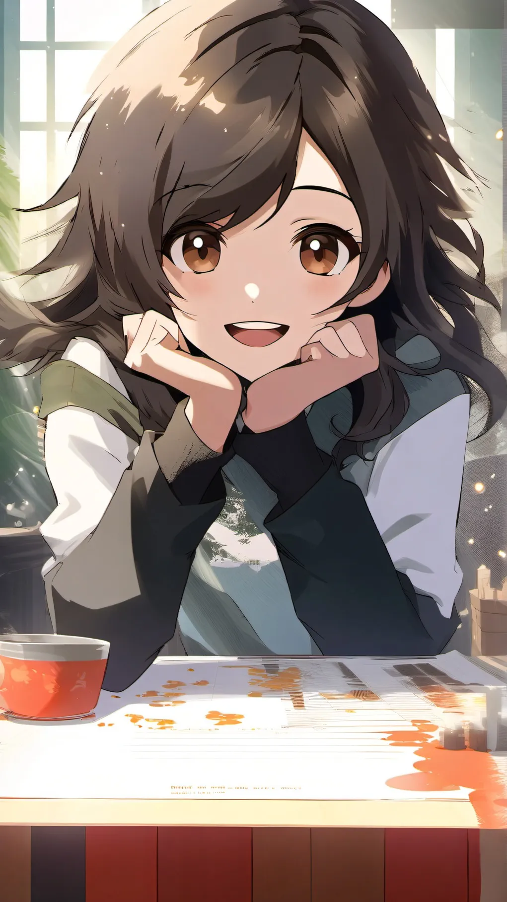 ai character: abby background