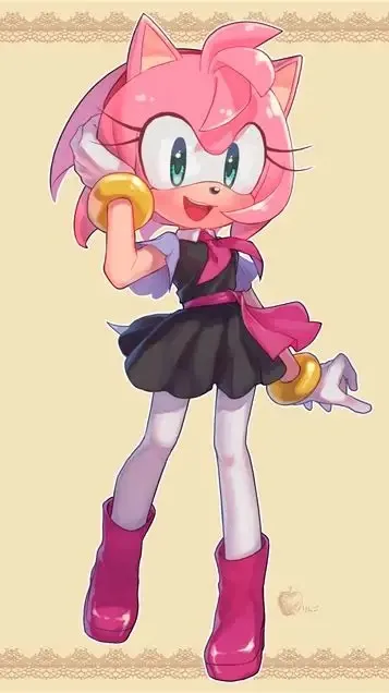 ai character: Amy Rose background