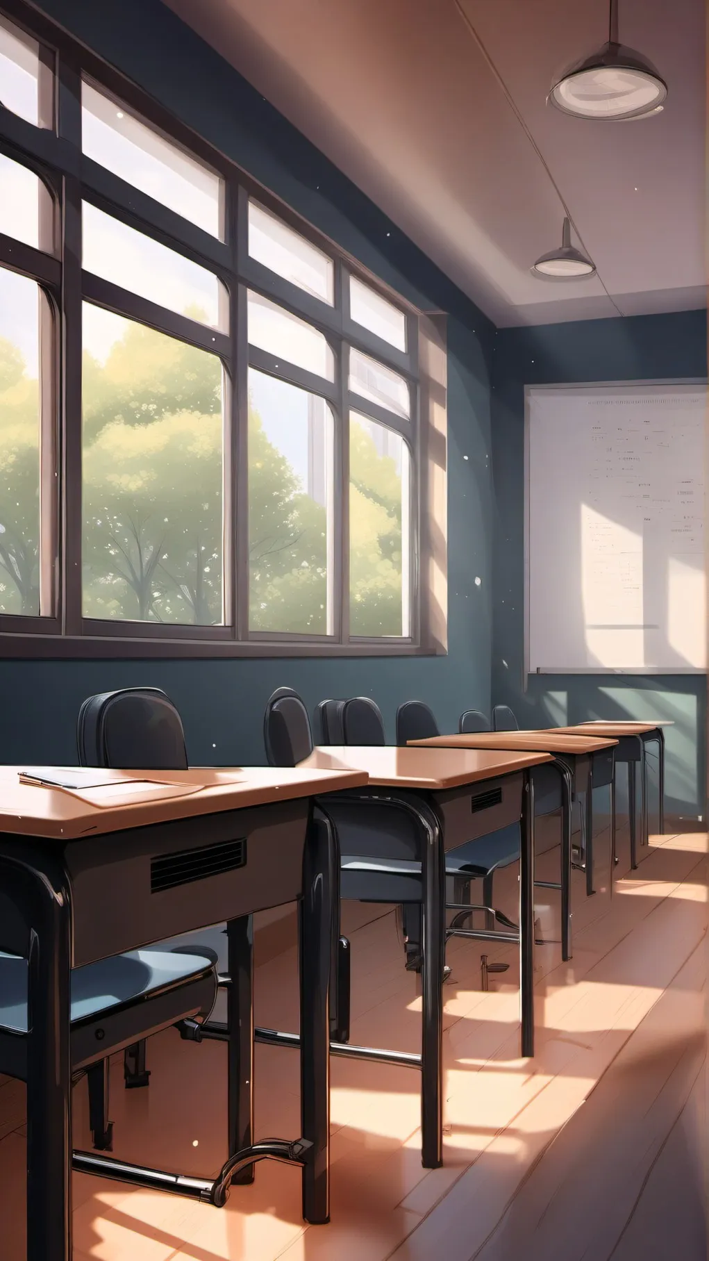 ai character: School background