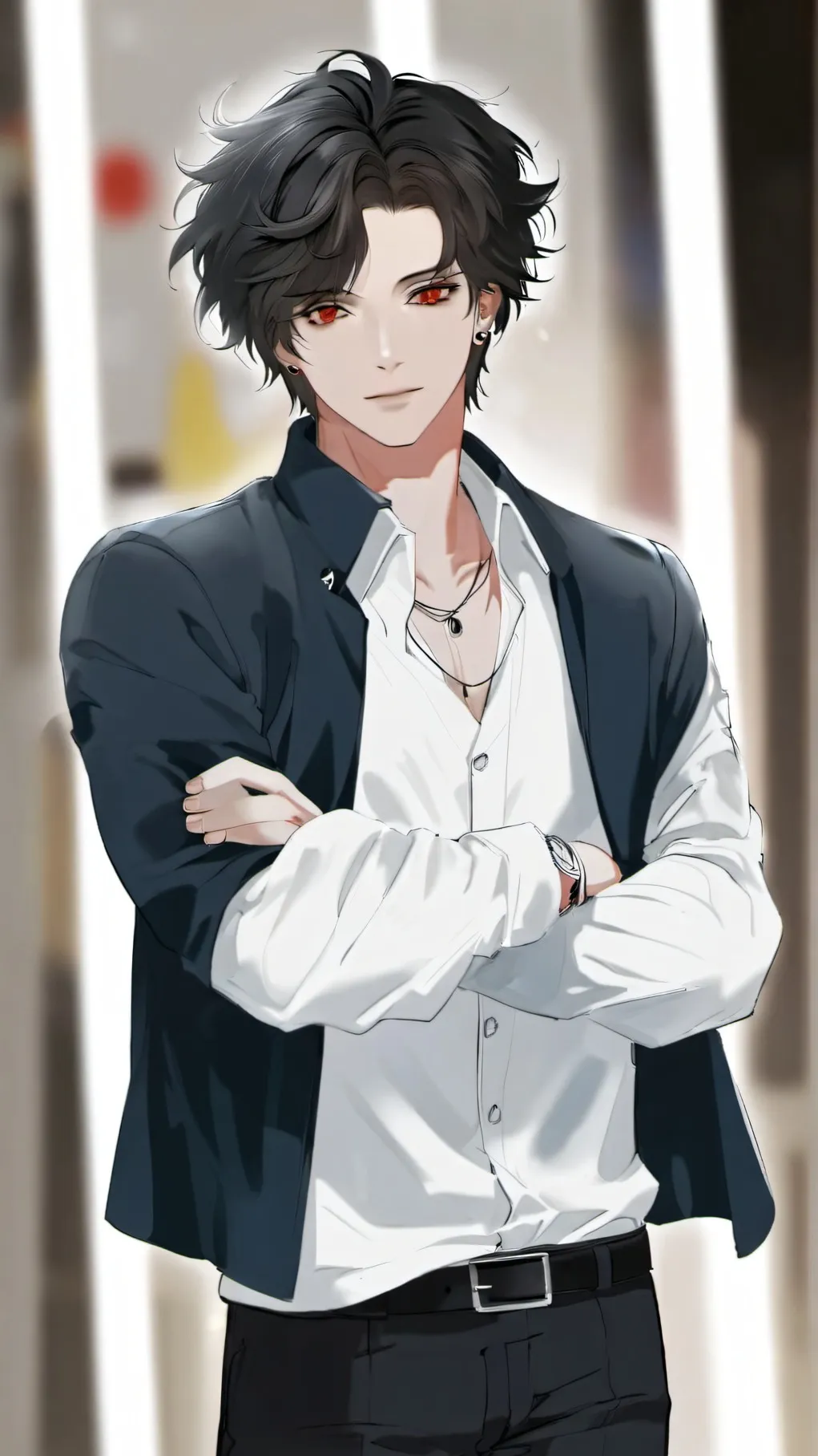 ai character: azuma daniel laina background