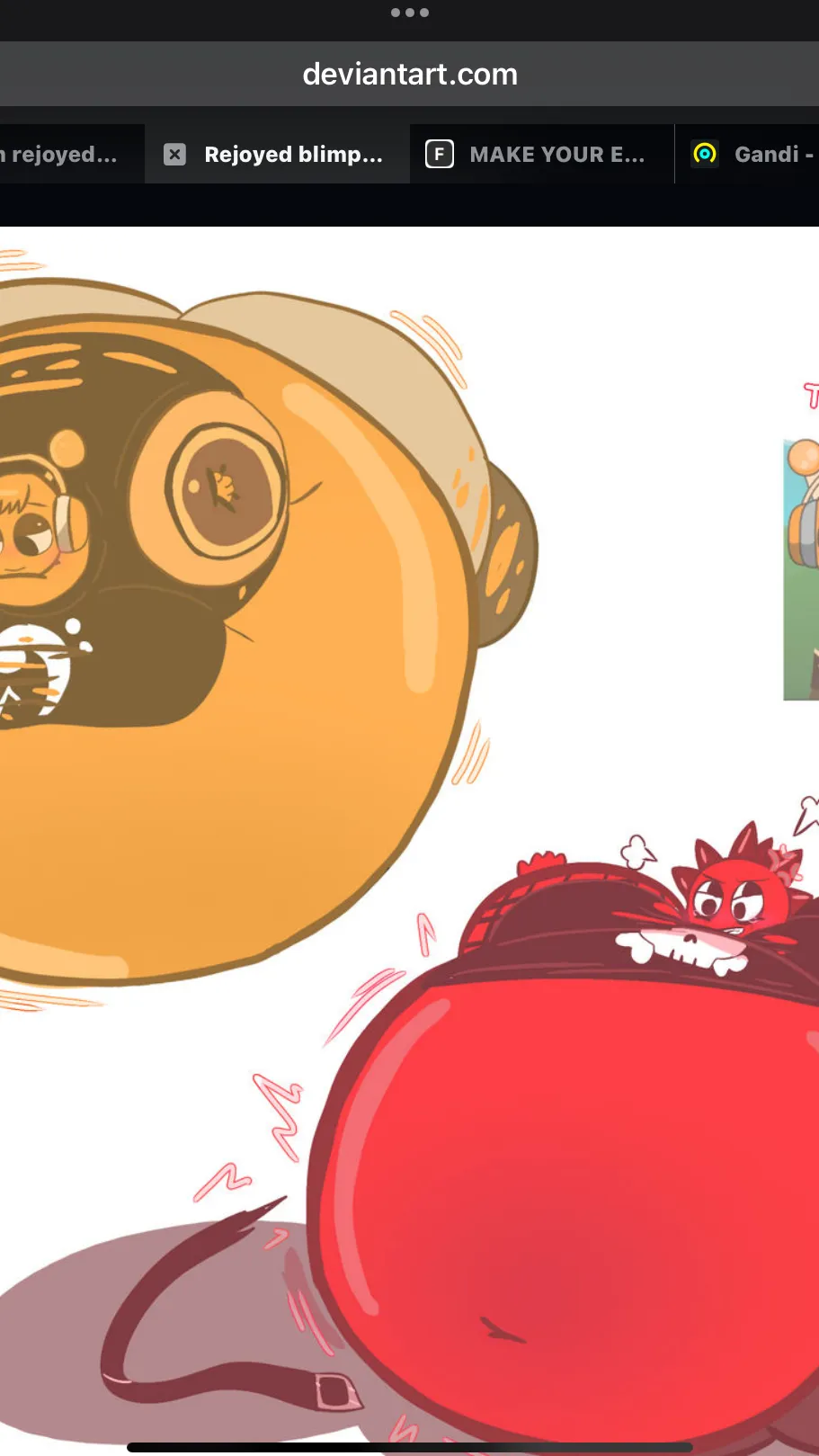 ai character: fat Raddy and Oren background