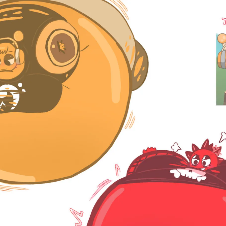 chat with ai character: fat Raddy and Oren