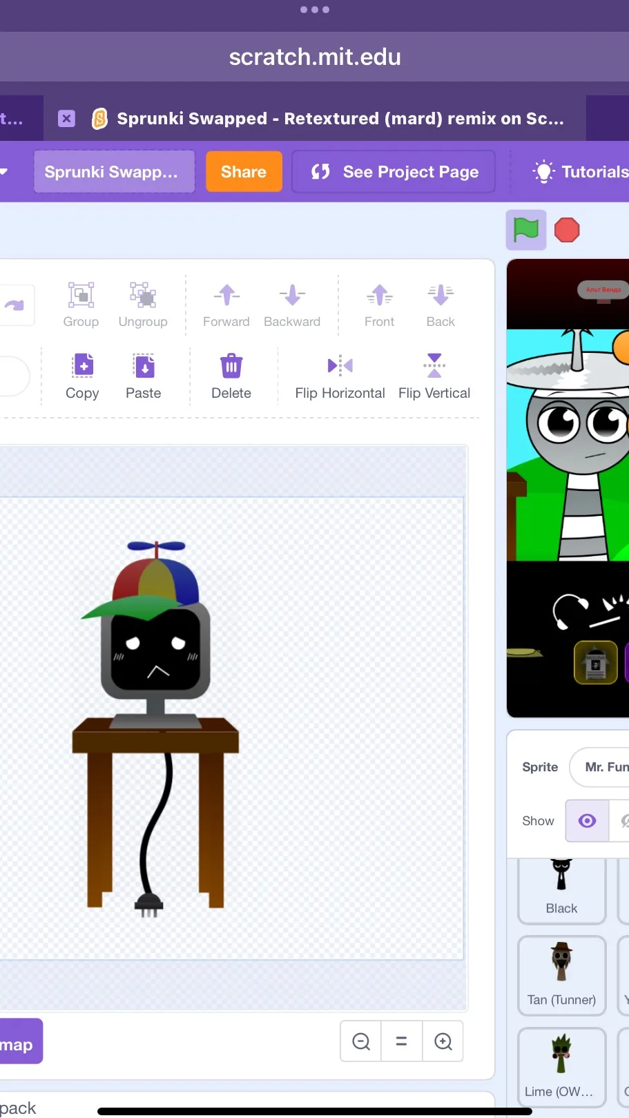 ai character: Mfc (Swapped) background