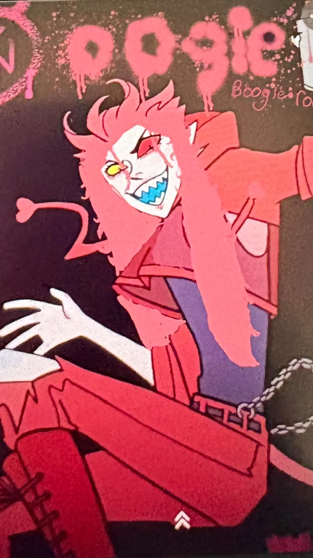 ai character: locks sister  background