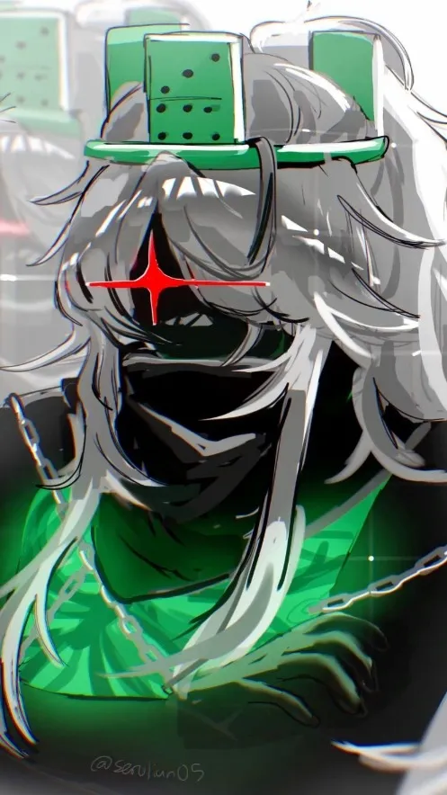 ai character: `...~1x1x1x1~...` background