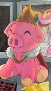 ai character: Technoblade background