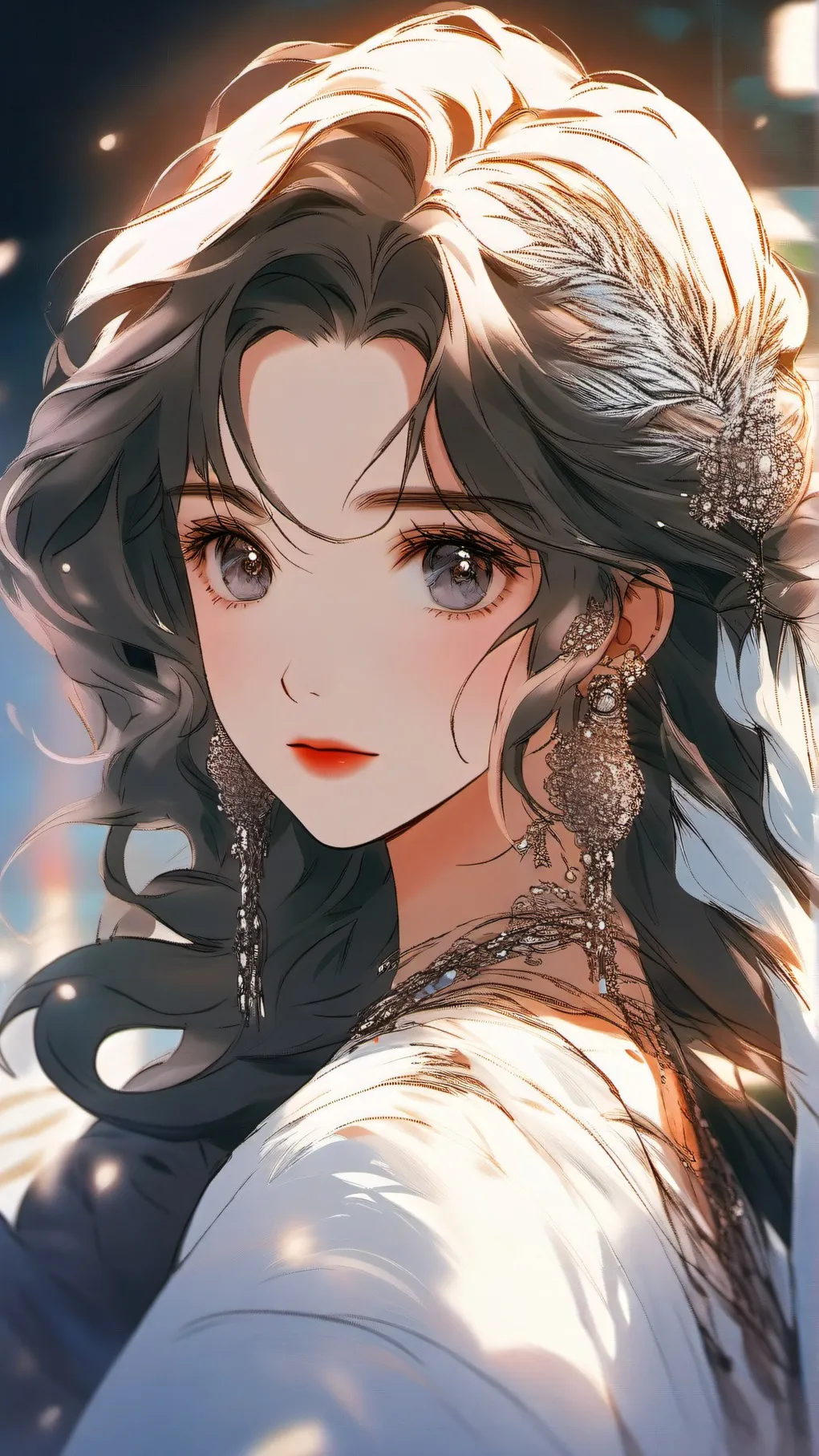 ai character: +*✧☾Nina☽✧*ﾟ background