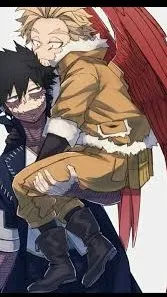 ai character: Dabi x Hawks background