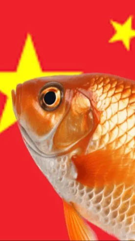 ai character: YANGTZE RIVER FISH background
