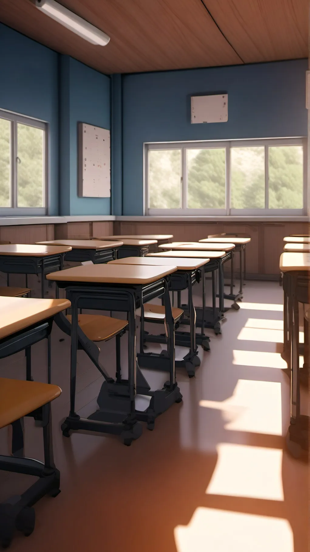 ai character: sc school new kid background