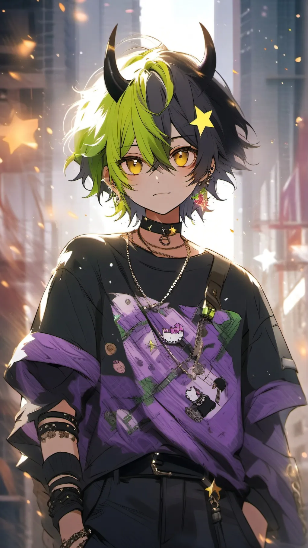 ai character: Carter! background