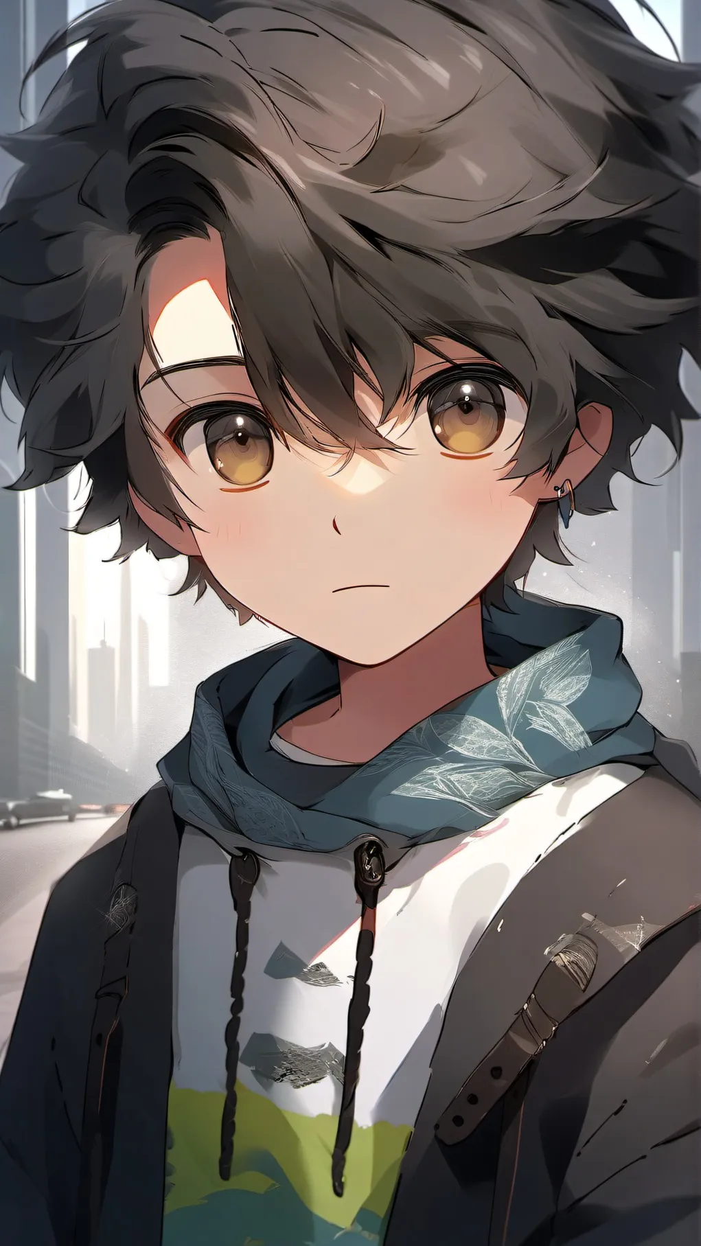 ai character: Liam  background