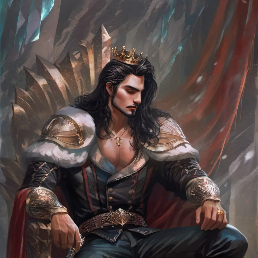 chat with ai character: Evil king