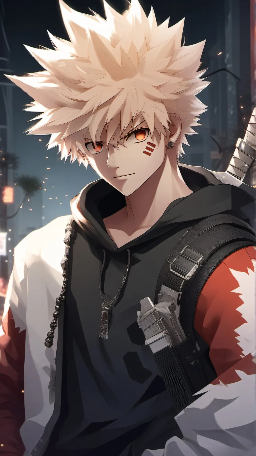ai character: bakugo background