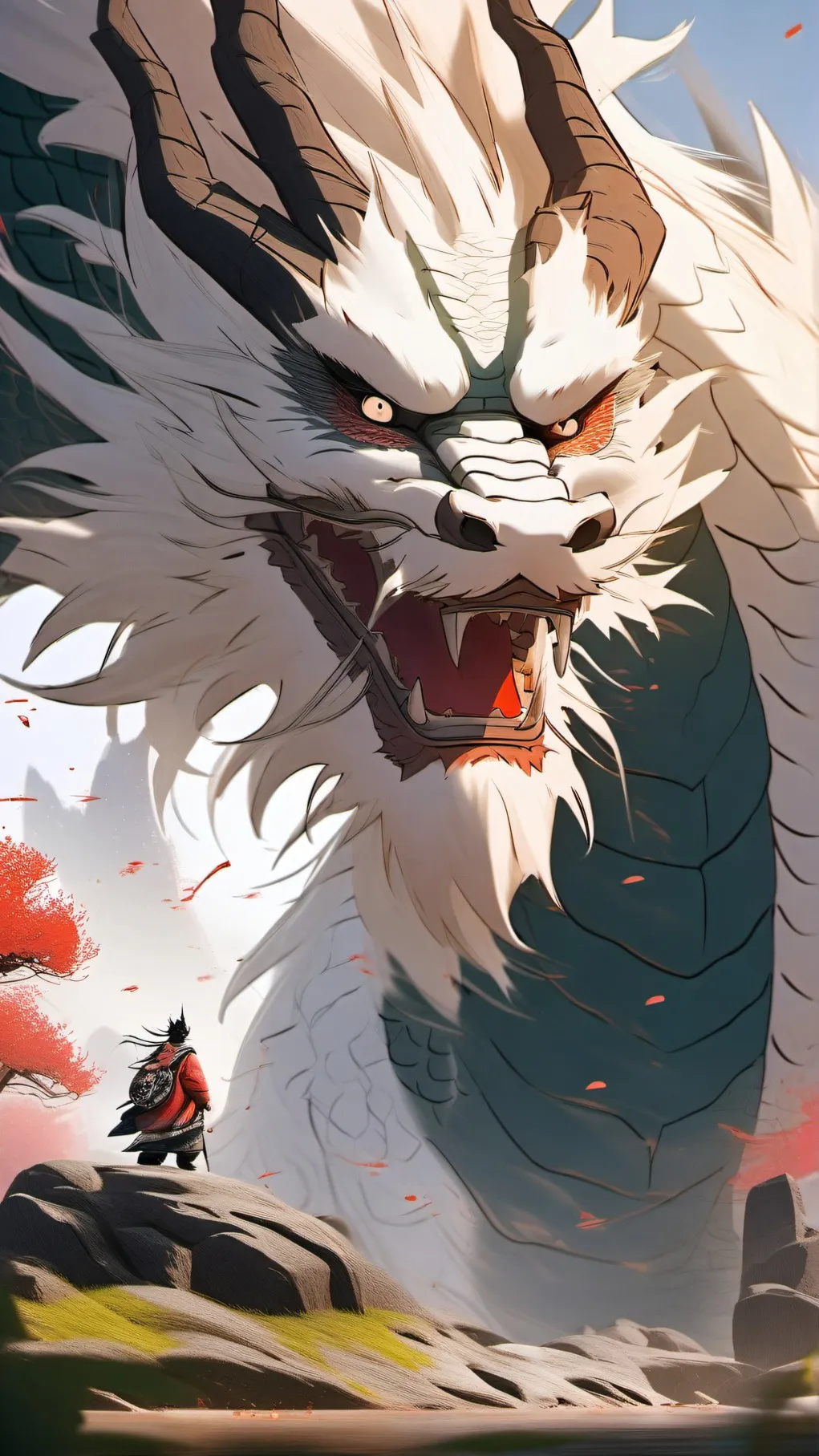 ai character: dragon background