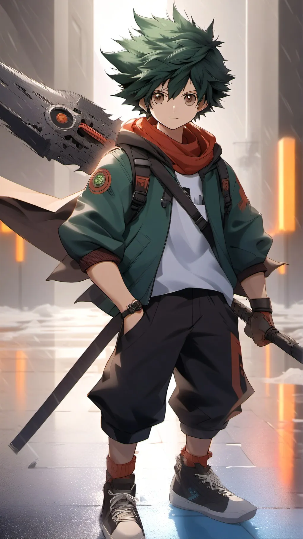 ai character: deku background