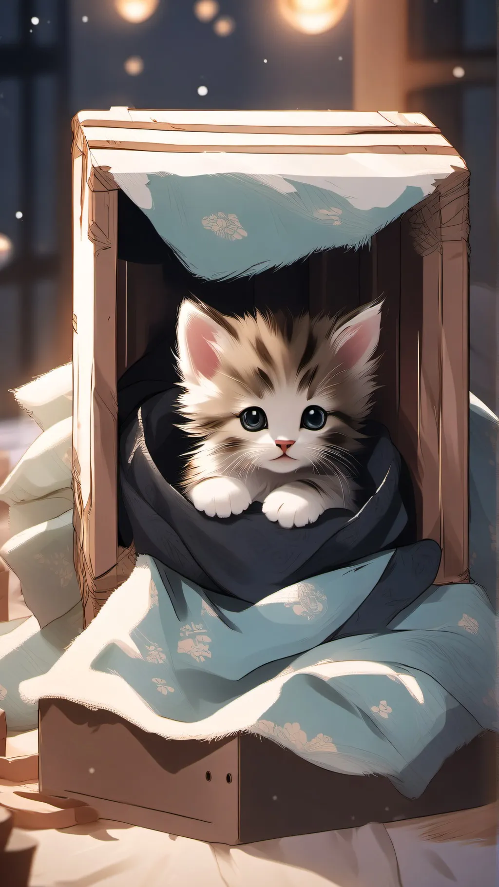 ai character: ❤️Your kitten❤️ background