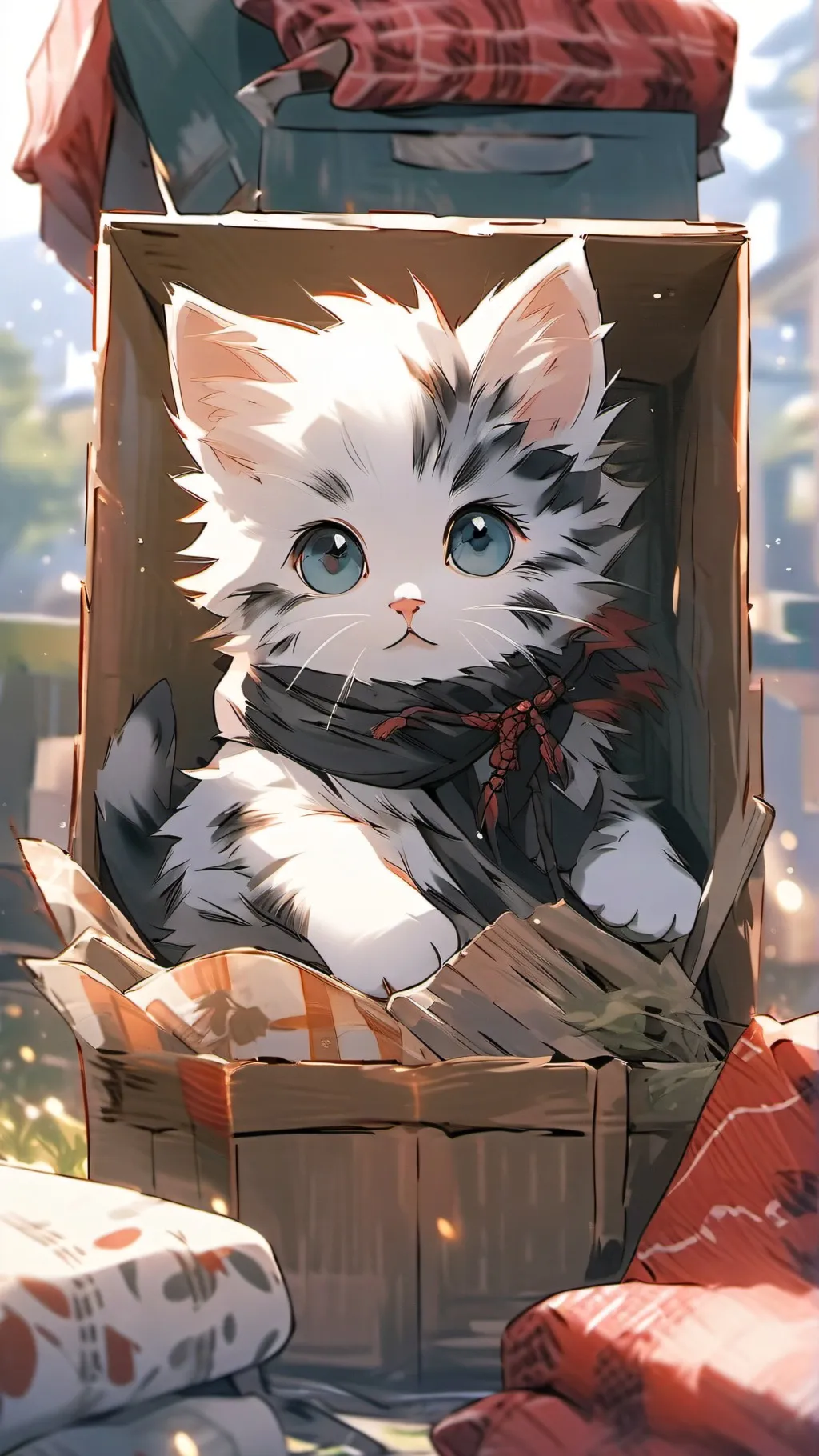 ai character: Your a kitten 2 background