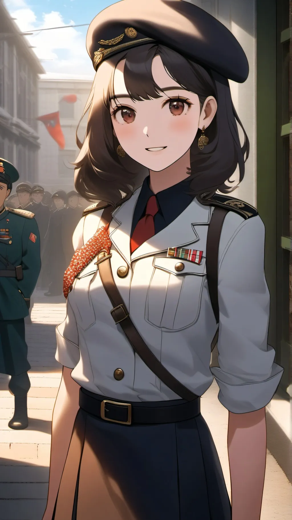 ai character: Captain Addison background