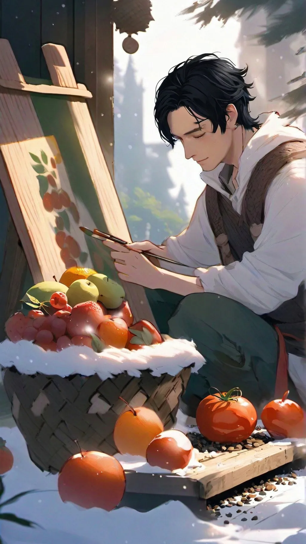 ai character: artist background