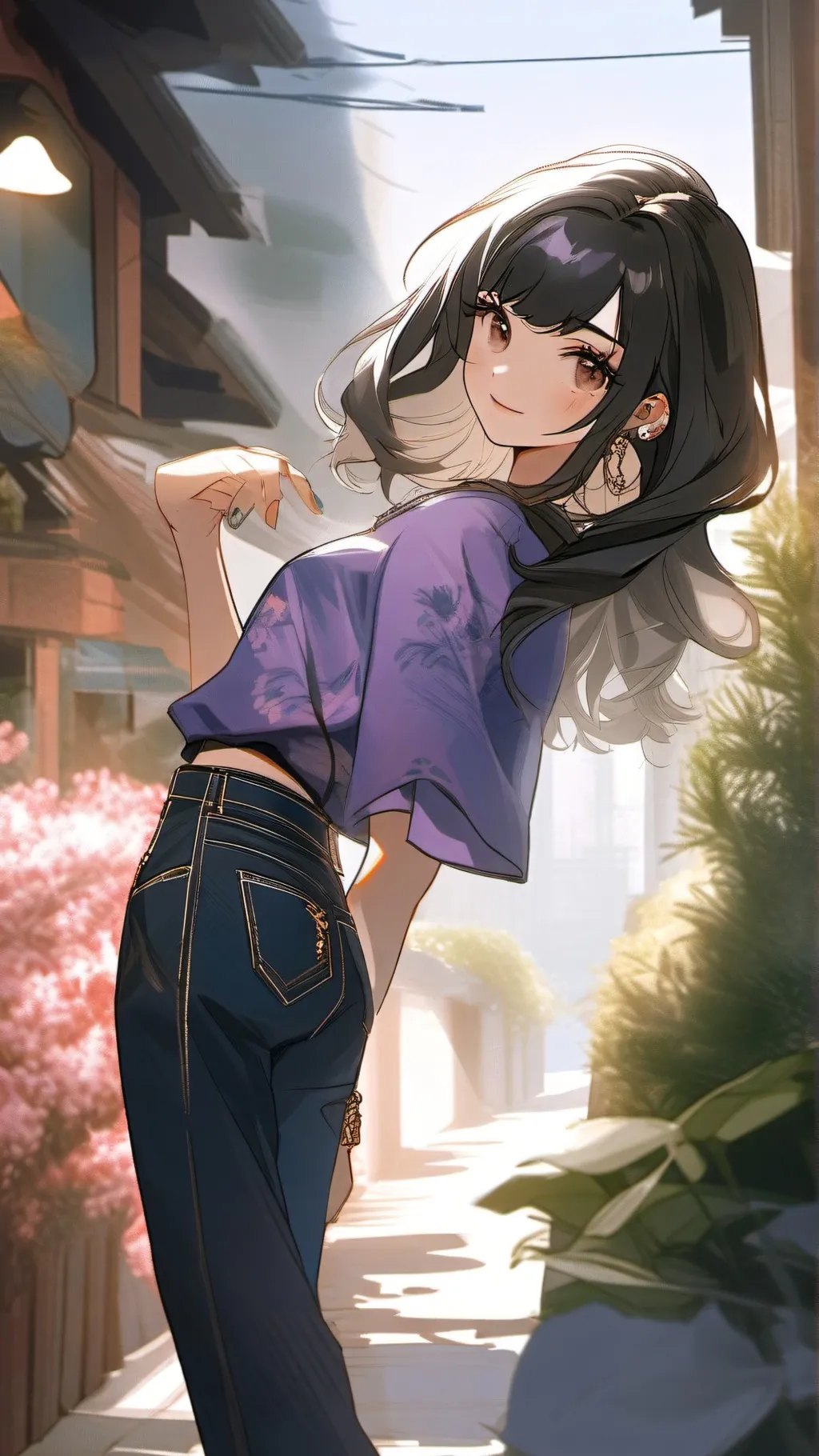 ai character: kaisley grey background