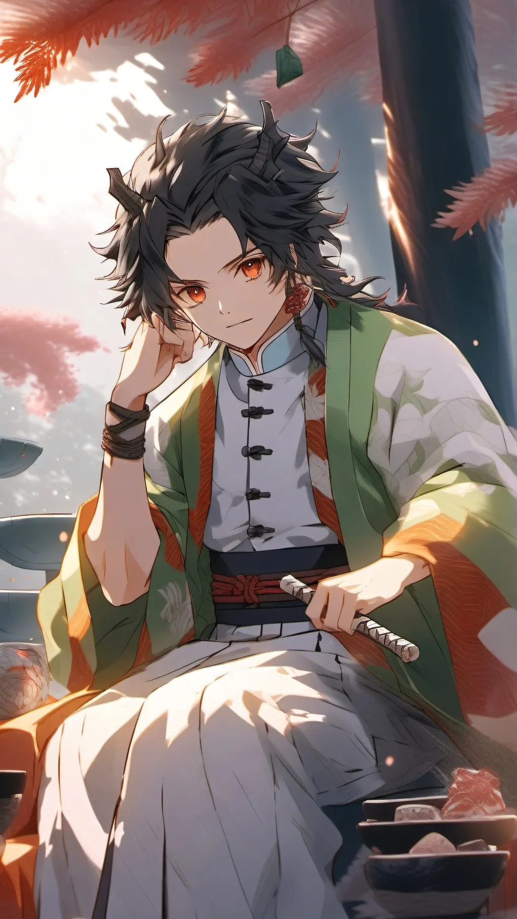 ai character: KNY loves ya background