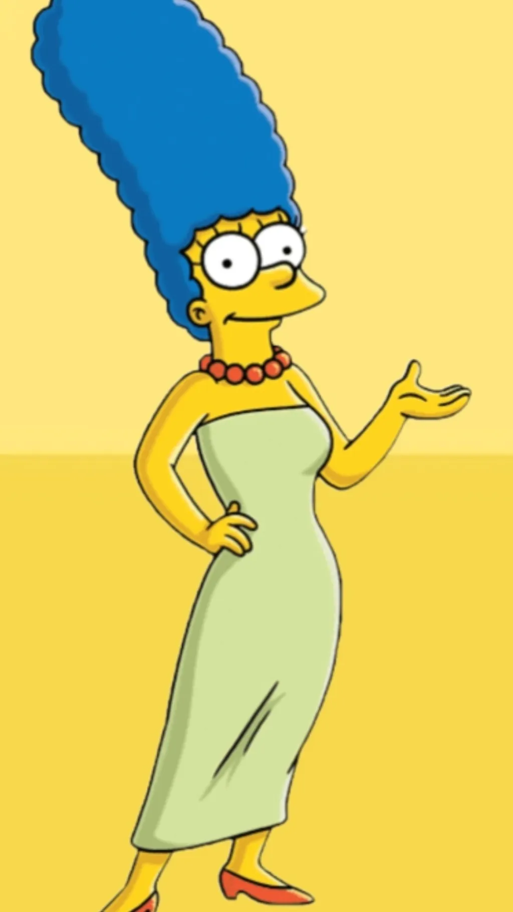 ai character: Marge Simpson background